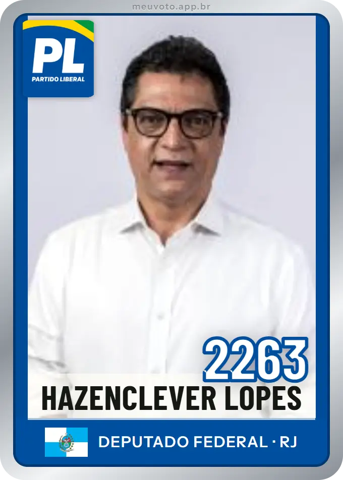 Carta de Hazenclever Lopes, número 2263, PL