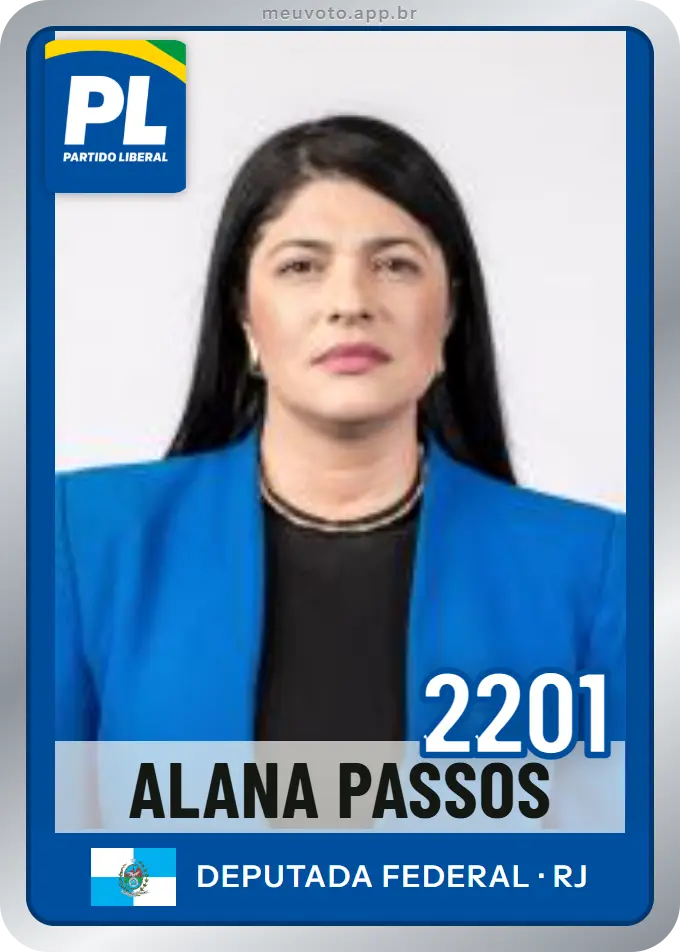 Carta de Alana Passos, número 2201, PL
