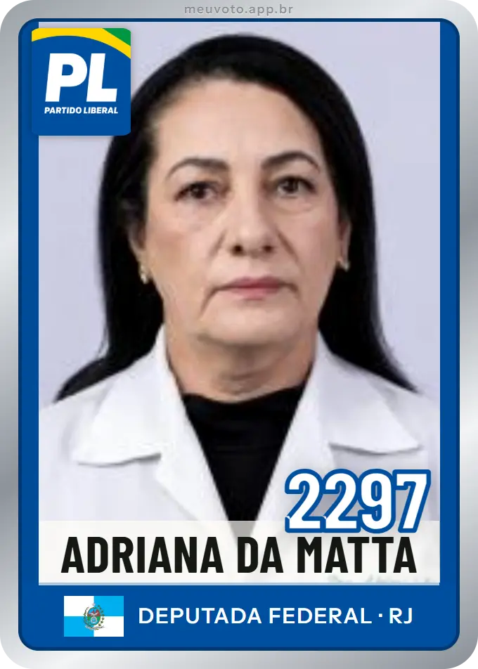 Carta de Adriana da Matta, número 2297, PL