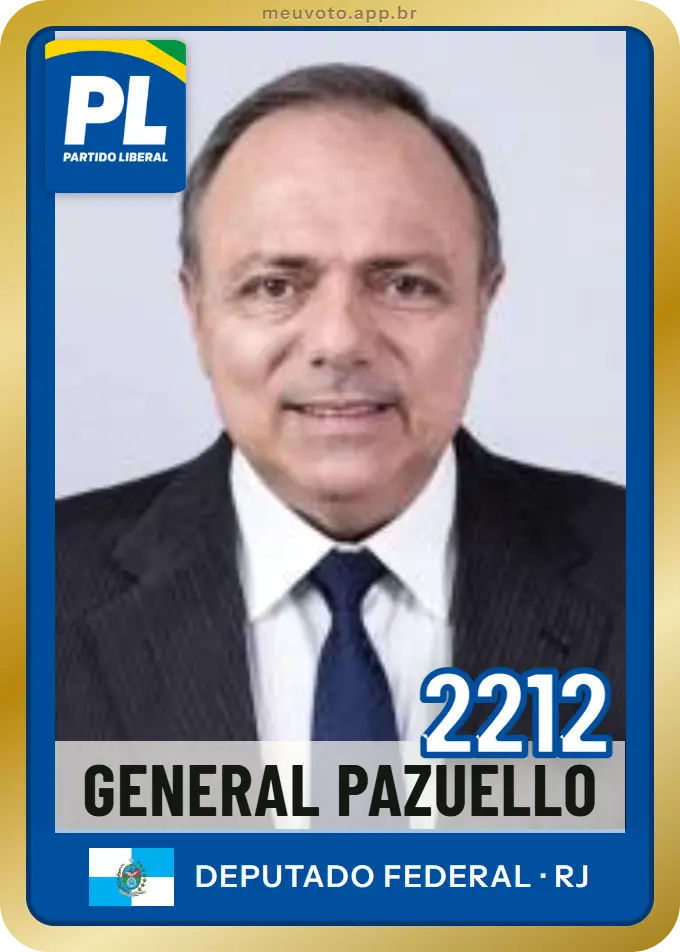 Carta de General Pazuello, número 2212, PL