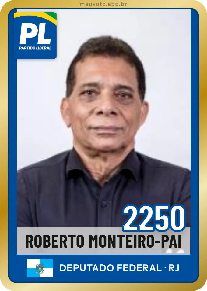 Carta de Roberto Monteiro-Pai, número 2250, PL