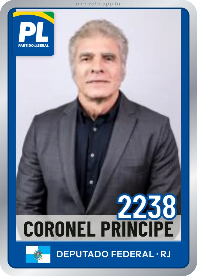 Carta de Coronel Principe, número 2238, PL