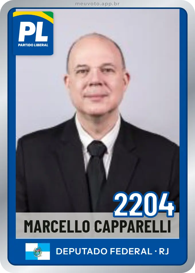 Carta de Marcello Capparelli, número 2204, PL