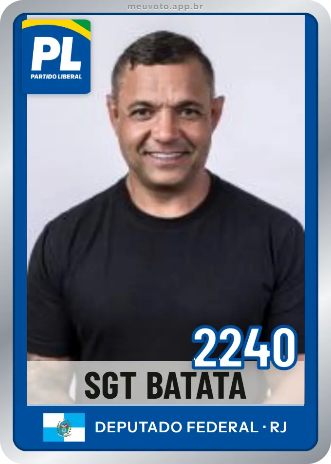 Carta de Sgt Batata, número 2240, PL