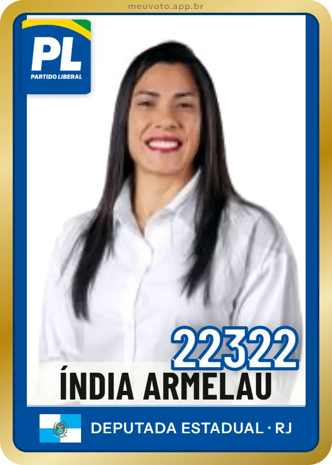 Carta de Índia Armelau, número 22322, PL