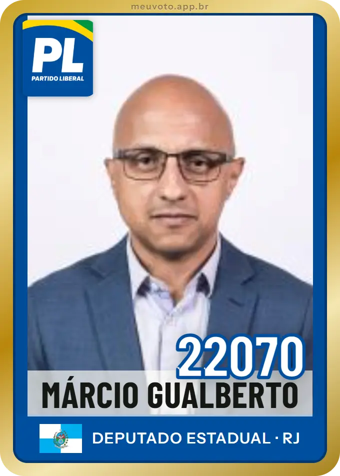 Carta de Márcio Gualberto, número 22070, PL