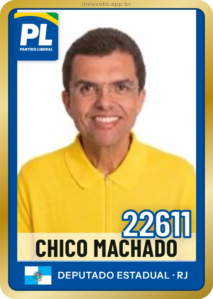 Carta de Chico Machado, número 22611, PL
