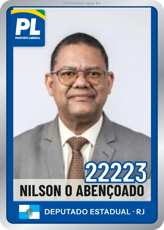 Carta de Nilson O Abençoado, número 22223, PL