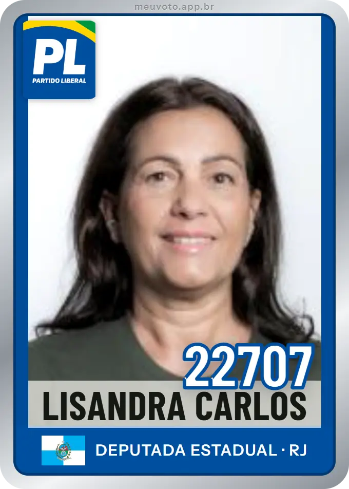 Carta de Lisandra Carlos, número 22707, PL