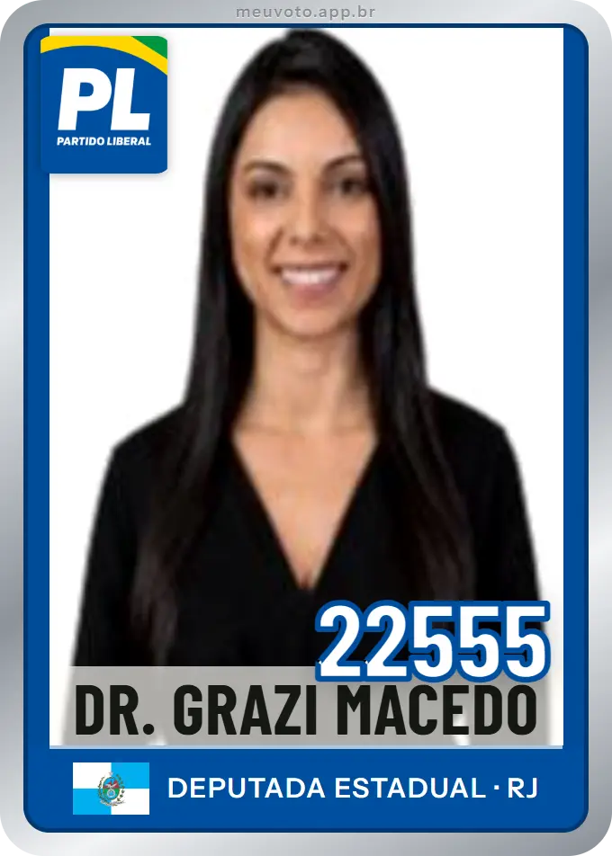 Carta de Dr. Grazi Macedo, número 22555, PL