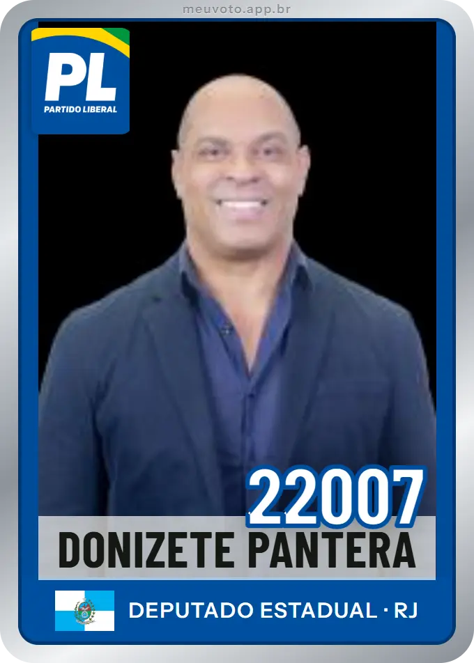 Carta de Donizete Pantera, número 22007, PL