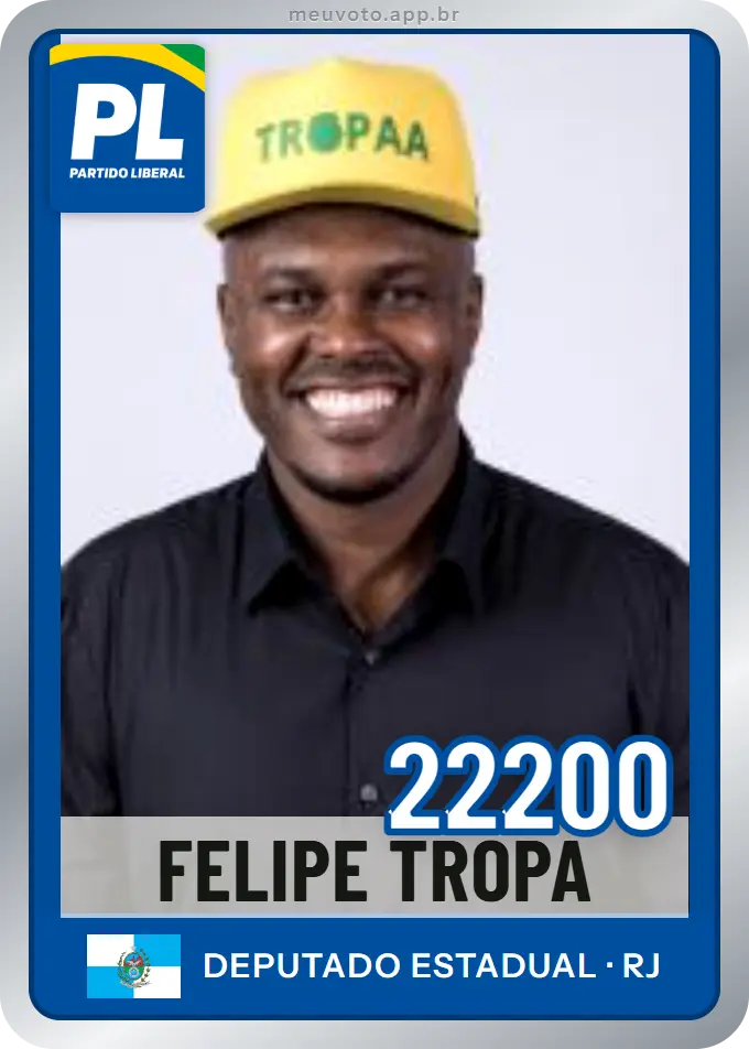 Carta de Felipe Tropa, número 22200, PL