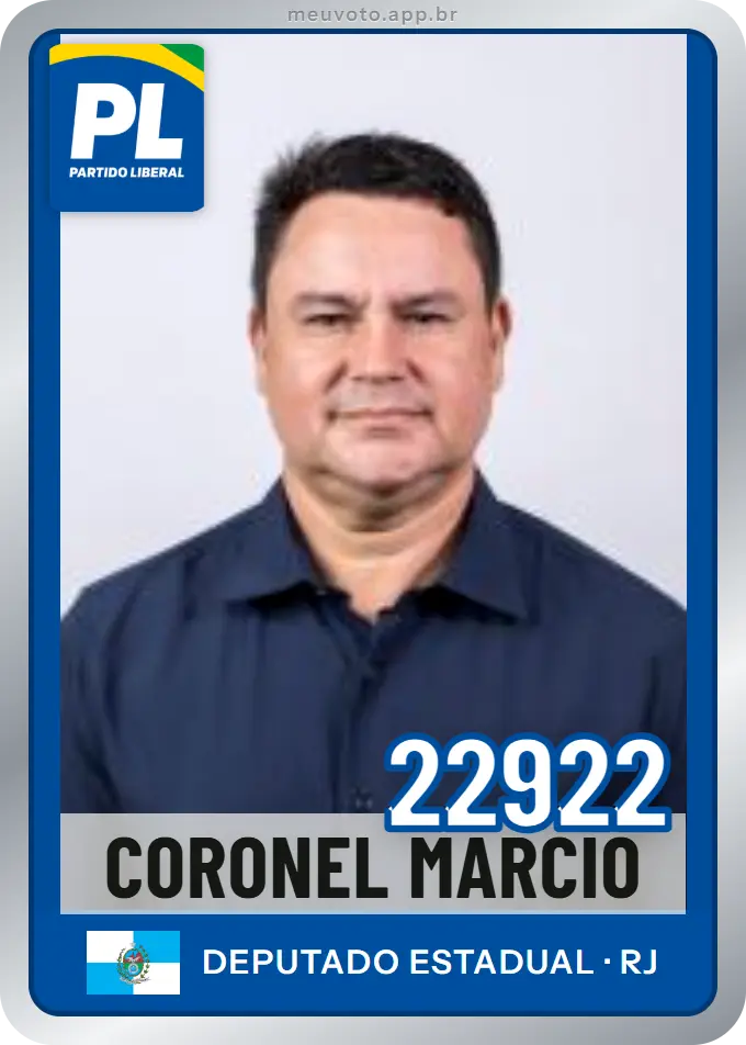 Carta de Coronel Marcio, número 22922, PL