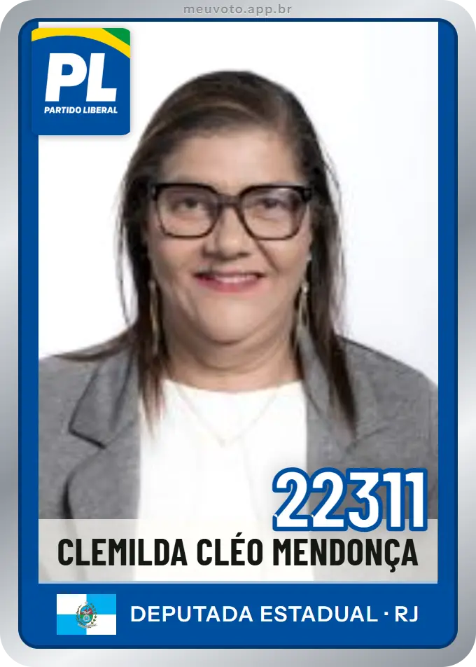 Carta de Clemilda Cléo Mendonça, número 22311, PL