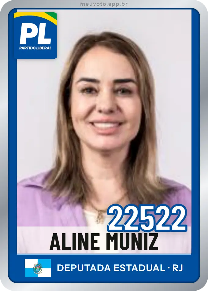 Carta de Aline Muniz, número 22522, PL