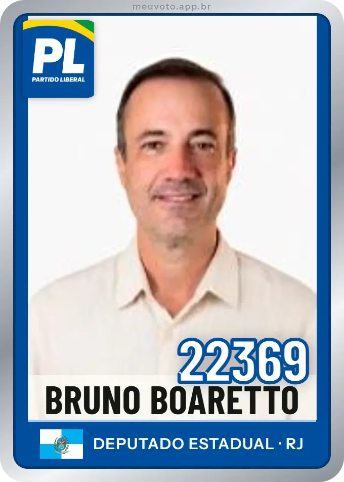 Carta de Bruno Boaretto, número 22369, PL