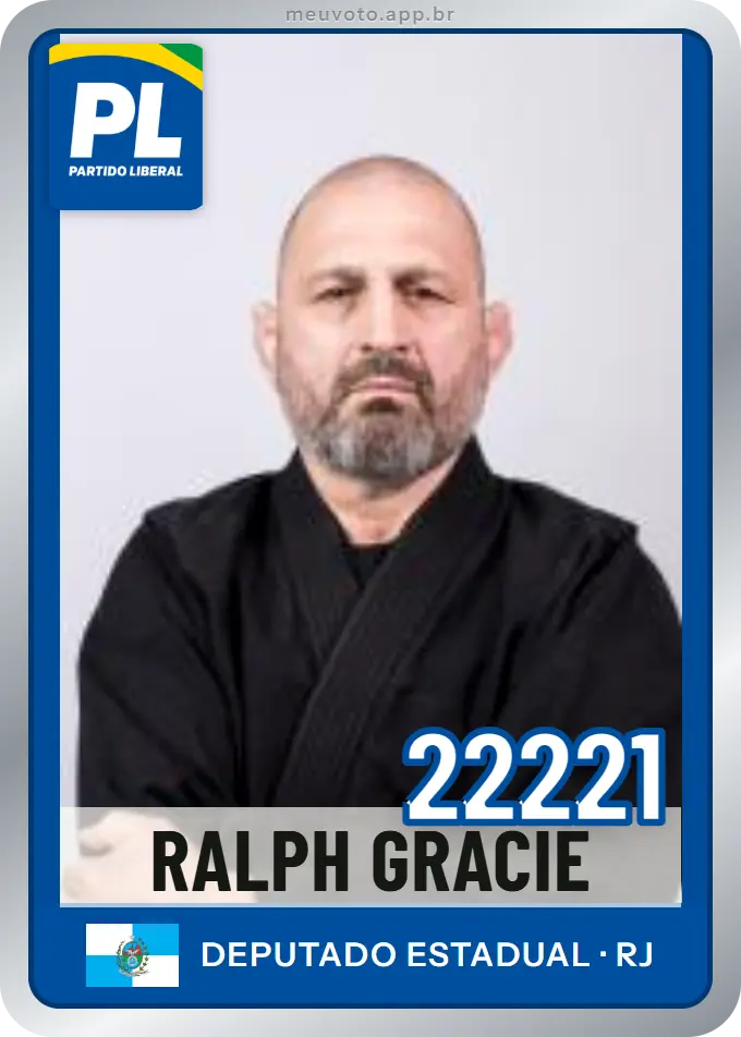 Carta de Ralph Gracie, número 22221, PL