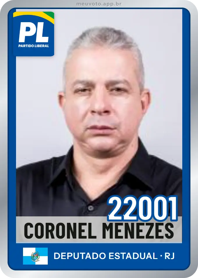 Carta de Coronel Menezes, número 22001, PL
