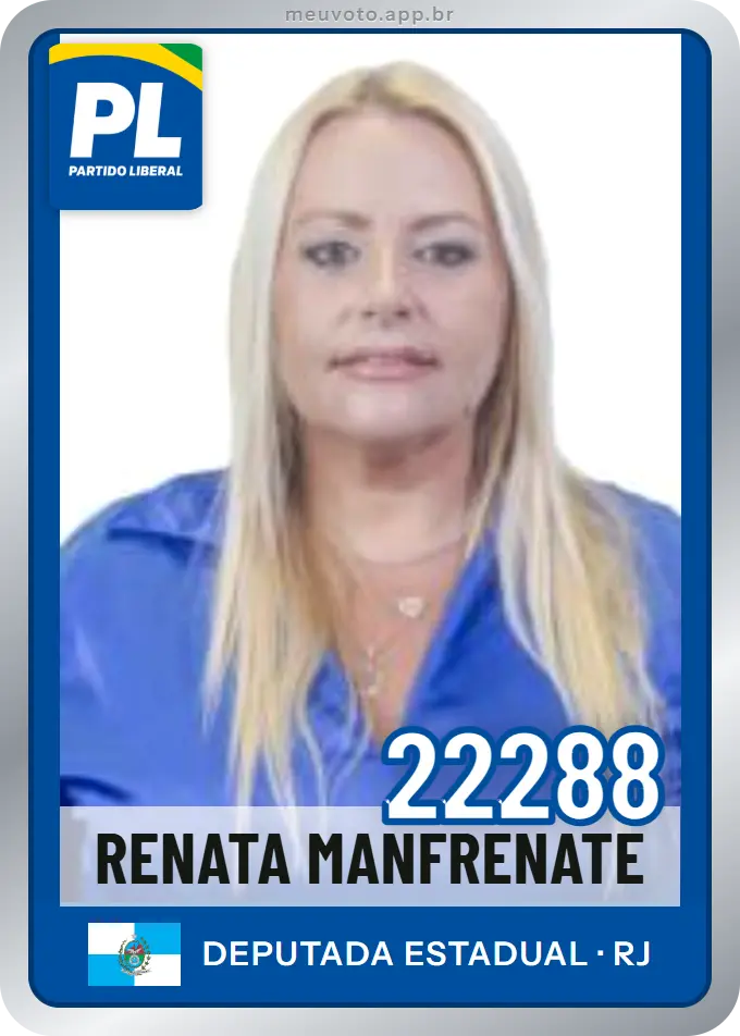 Carta de Renata Manfrenate, número 22288, PL