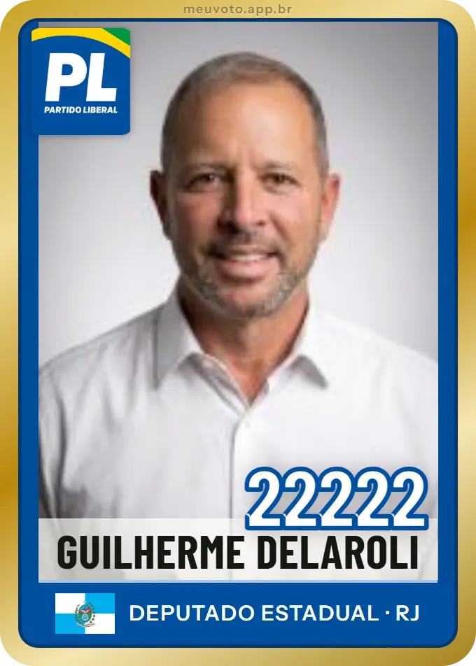 Carta de Guilherme Delaroli, número 22222, PL