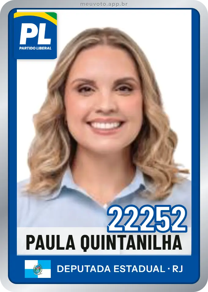 Carta de Paula Quintanilha, número 22252, PL