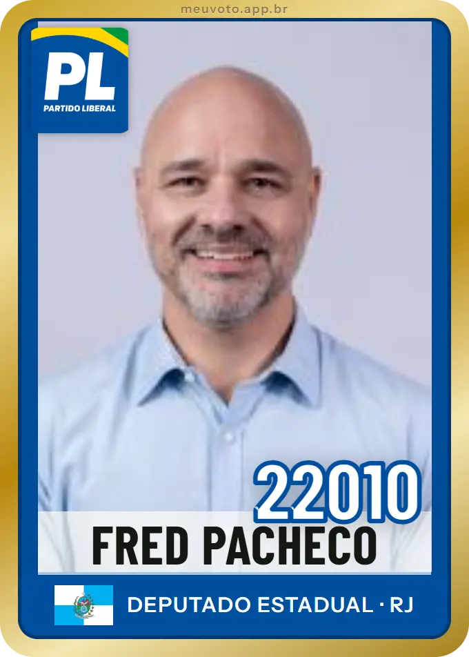 Carta de Fred Pacheco, número 22010, PL