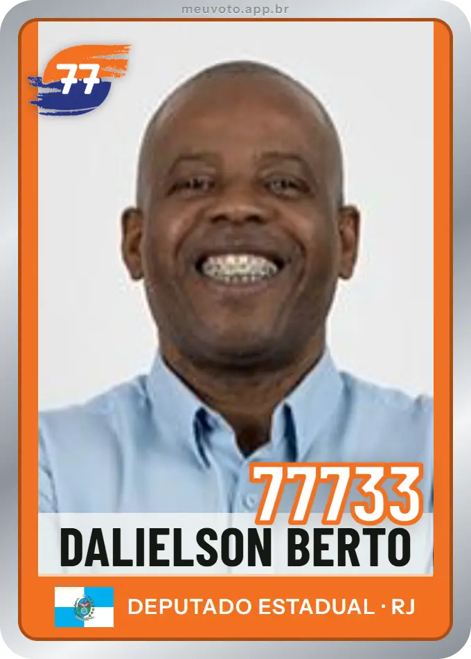 Carta de Dalielson Berto, número 77733, Solidariedade