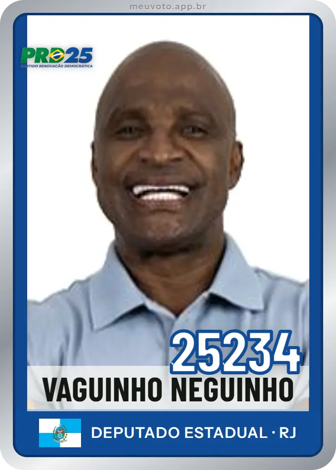 Carta de Vaguinho Neguinho, número 25234, PRD