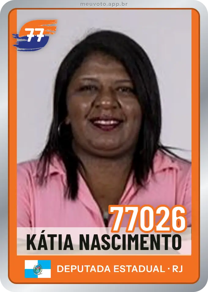 Carta de Kátia Nascimento, número 77026, Solidariedade