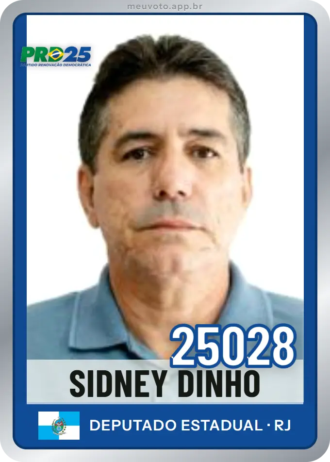 Carta de Sidney Dinho, número 25028, PRD