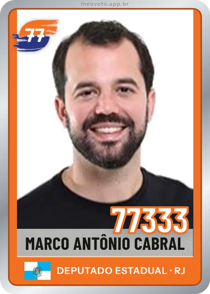 Carta de Marco Antônio Cabral, número 77333, Solidariedade