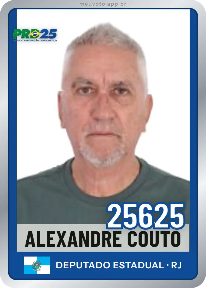 Carta de Alexandre Couto, número 25625, PRD