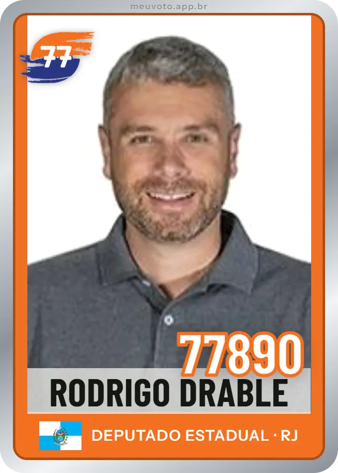 Carta de Rodrigo Drable, número 77890, Solidariedade