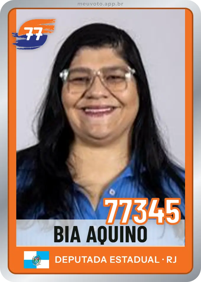 Carta de Bia Aquino, número 77345, Solidariedade