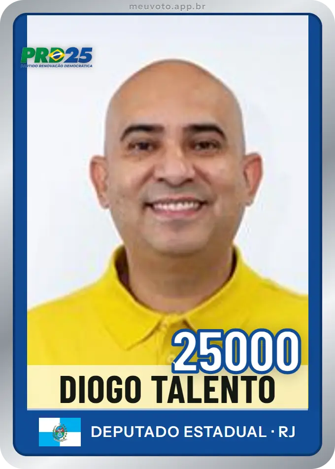 Carta de Diogo Talento, número 25000, PRD