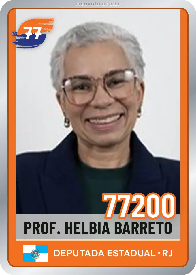 Carta de Prof. Helbia Barreto, número 77200, Solidariedade