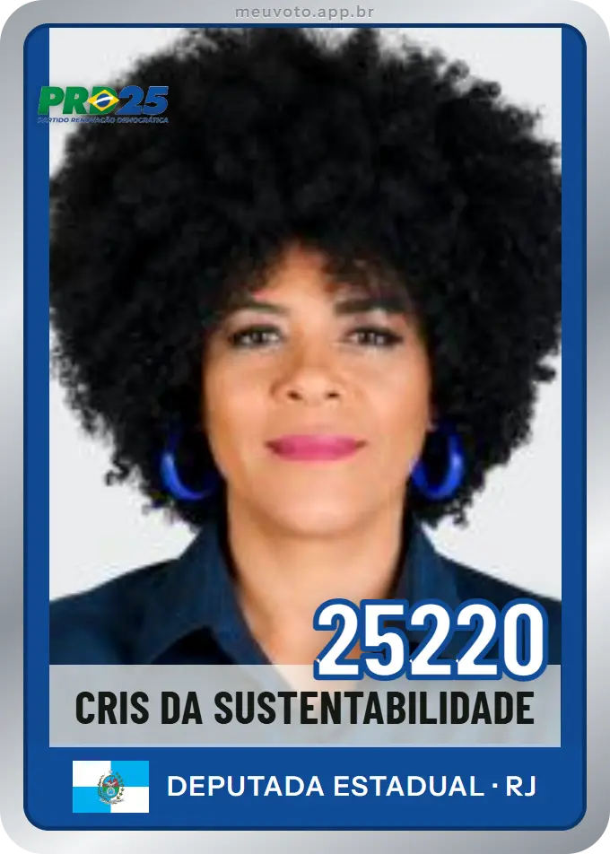Carta de Cris da Sustentabilidade, número 25220, PRD