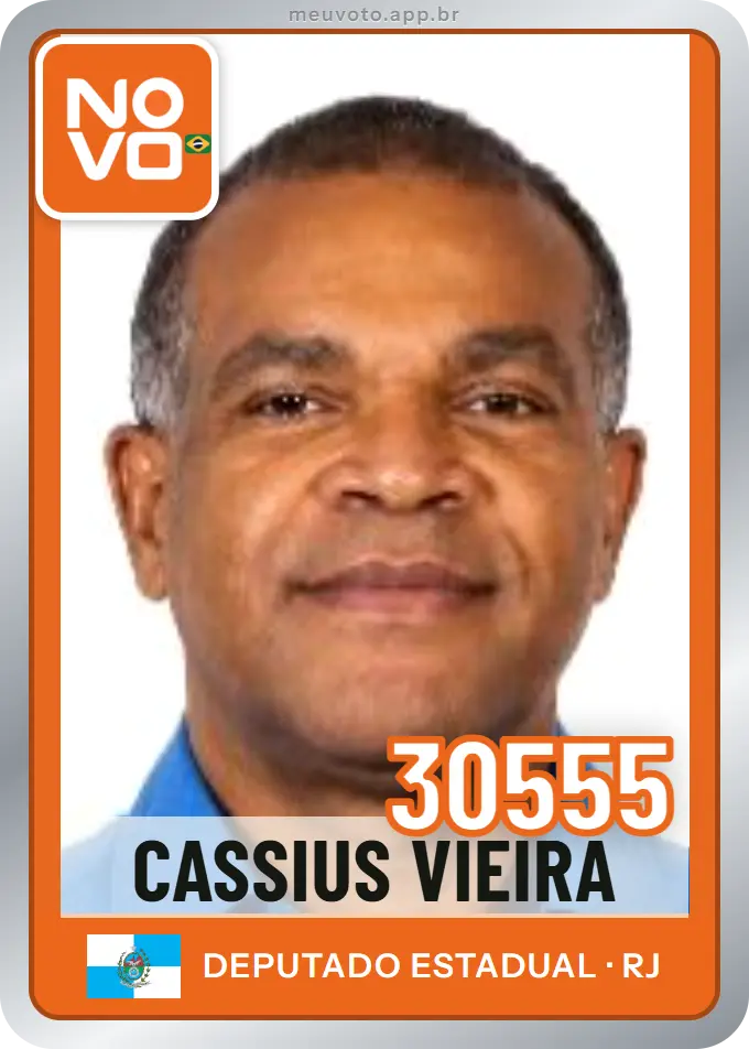 Carta de Cassius Vieira, número 30555, Novo