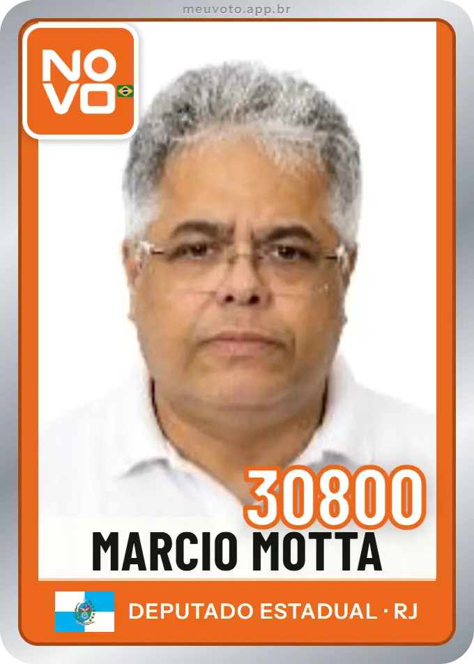 Carta de Marcio Motta, número 30800, Novo