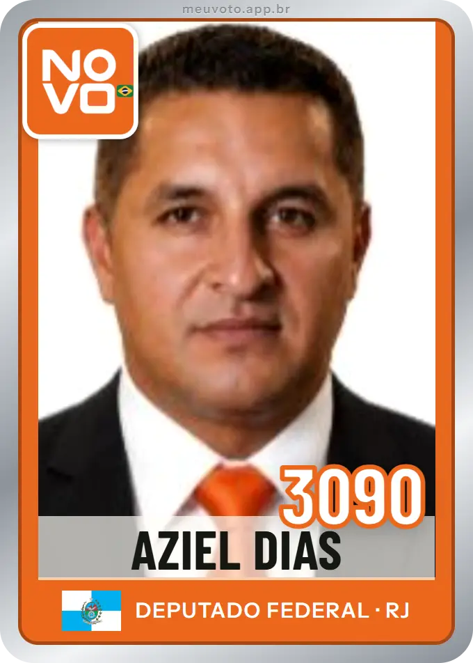 Carta de Aziel Dias, número 3090, Novo