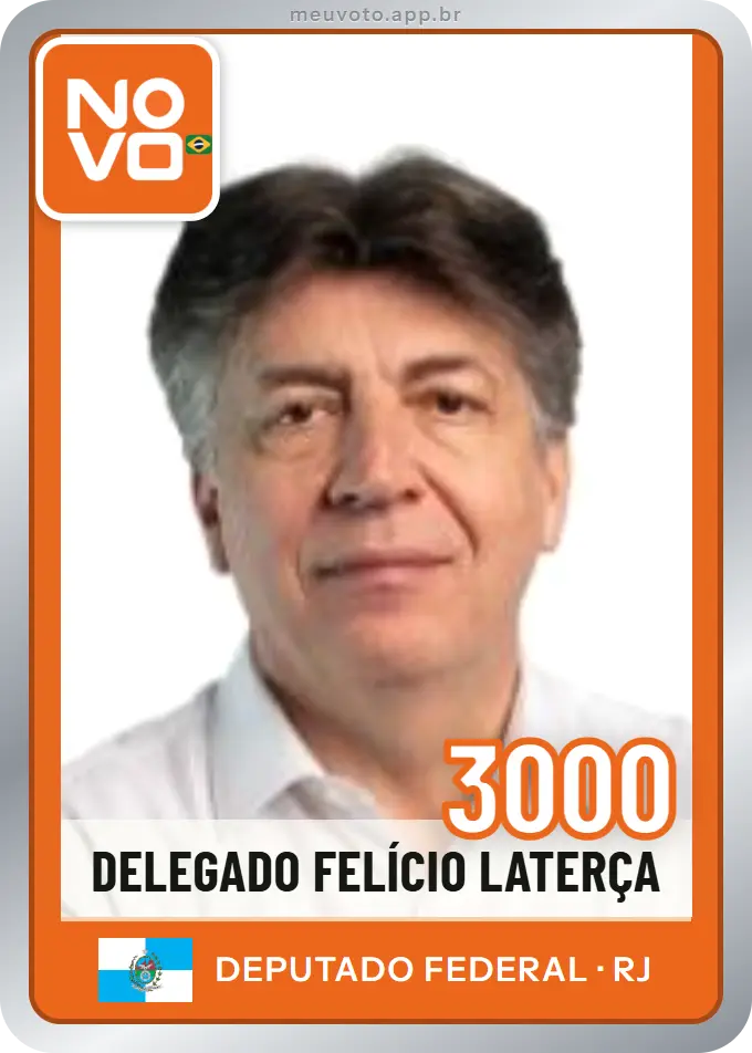 Carta de Delegado Felício Laterça, número 3000, Novo