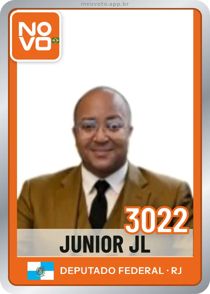 Carta de Junior Jl, número 3022, Novo