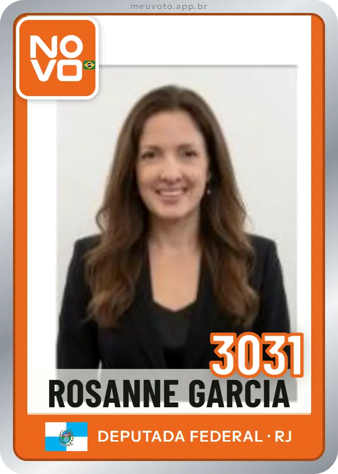 Carta de Rosanne Garcia, número 3031, Novo