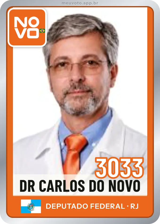 Carta de Dr Carlos do Novo, número 3033, Novo