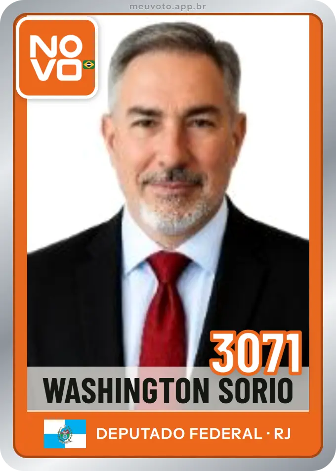 Carta de Washington Sorio, número 3071, Novo