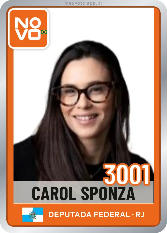 Carta de Carol Sponza, número 3001, Novo
