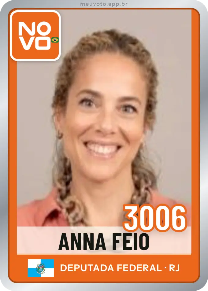 Carta de Anna Feio, número 3006, Novo