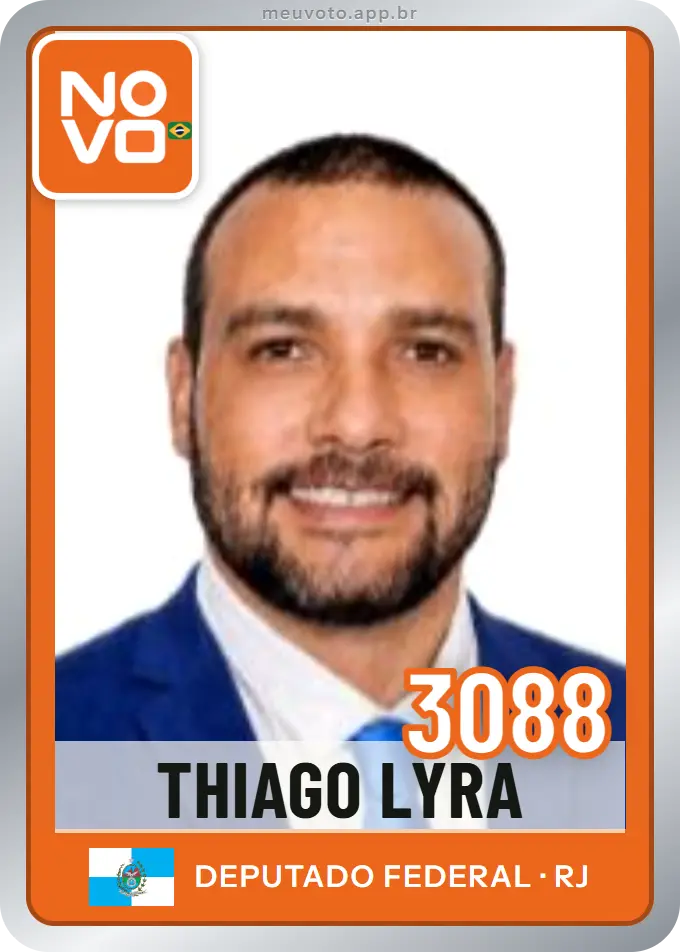 Carta de Thiago Lyra, número 3088, Novo