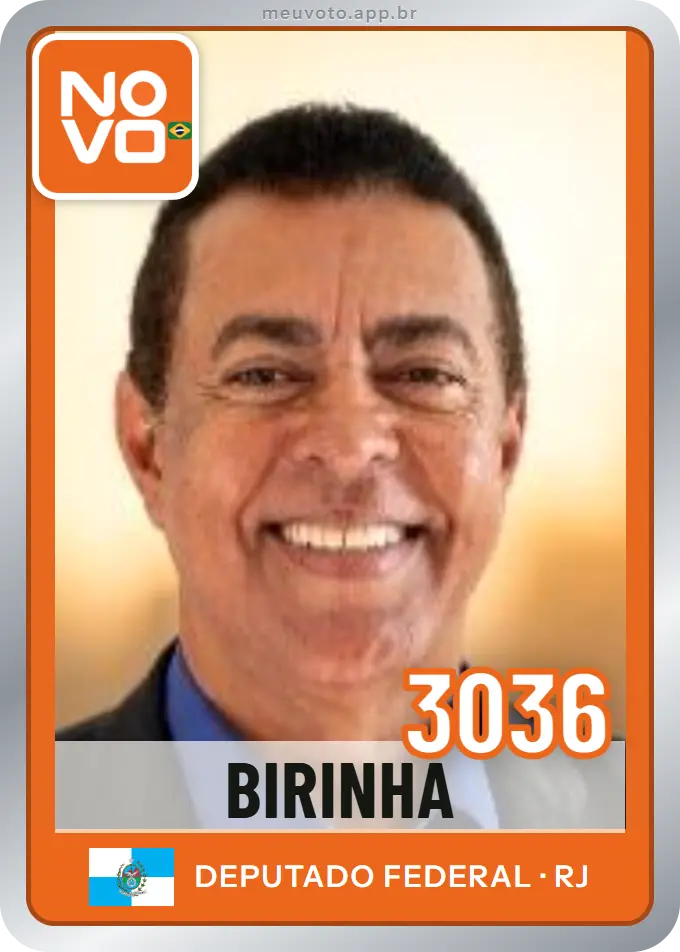 Carta de Birinha, número 3036, Novo