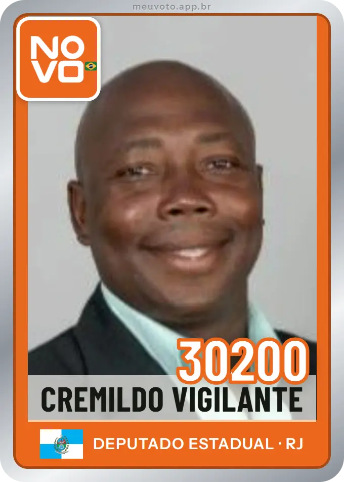 Carta de Cremildo Vigilante, número 30200, Novo